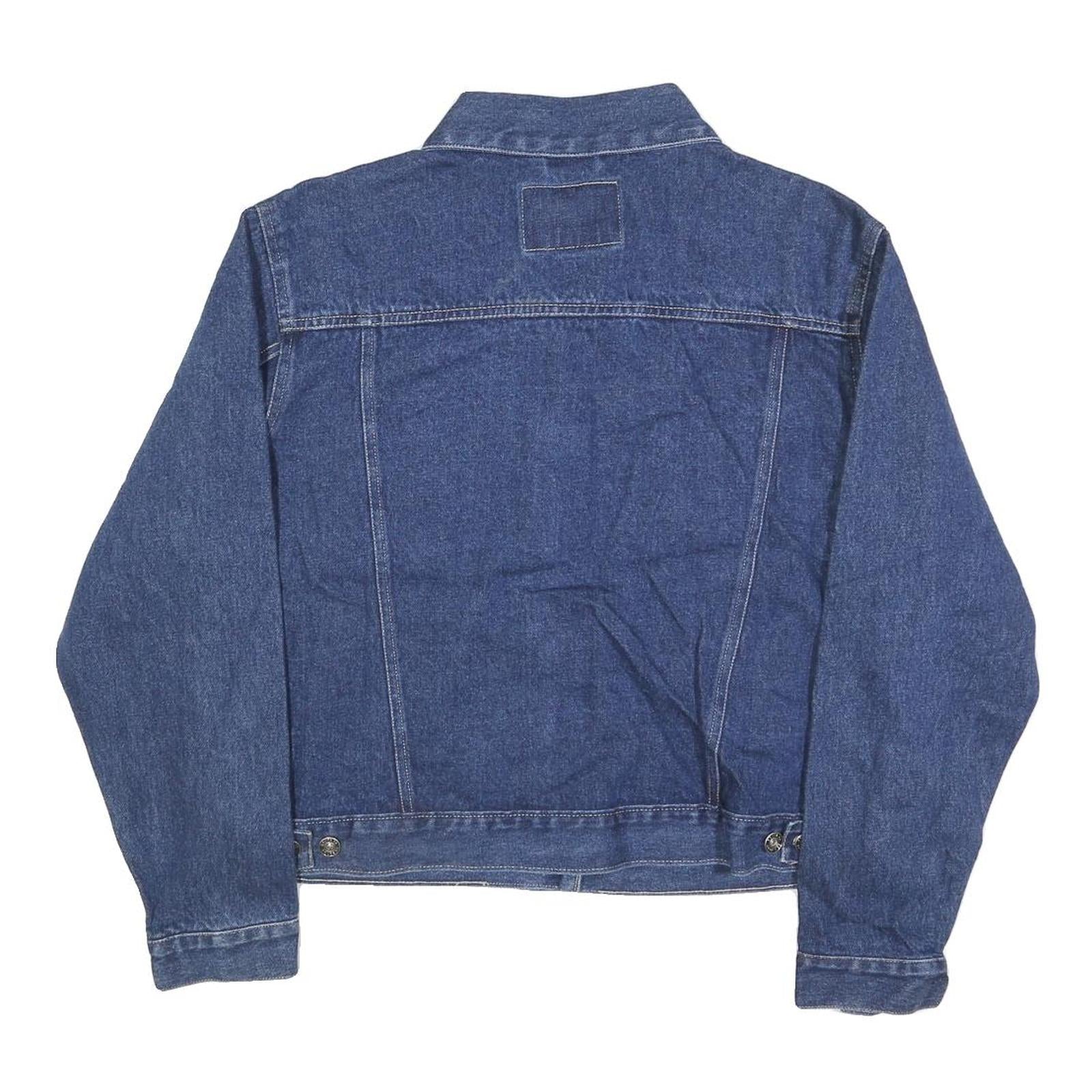 ROUTE 66 Womens Blue Denim Button Jacket XL Cotton Classic Casual Layering