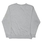 NIKE Mens Grey Crew Neck S Cotton Blend Sweatshirt Casual Athletic Pullover