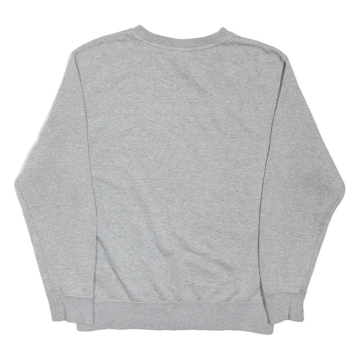NIKE Mens Grey Crew Neck S Cotton Blend Sweatshirt Casual Athletic Pullover