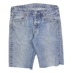 LEVI'S Mens Denim Blue Cut-Off Shorts M W32 Casual Cotton Blend
