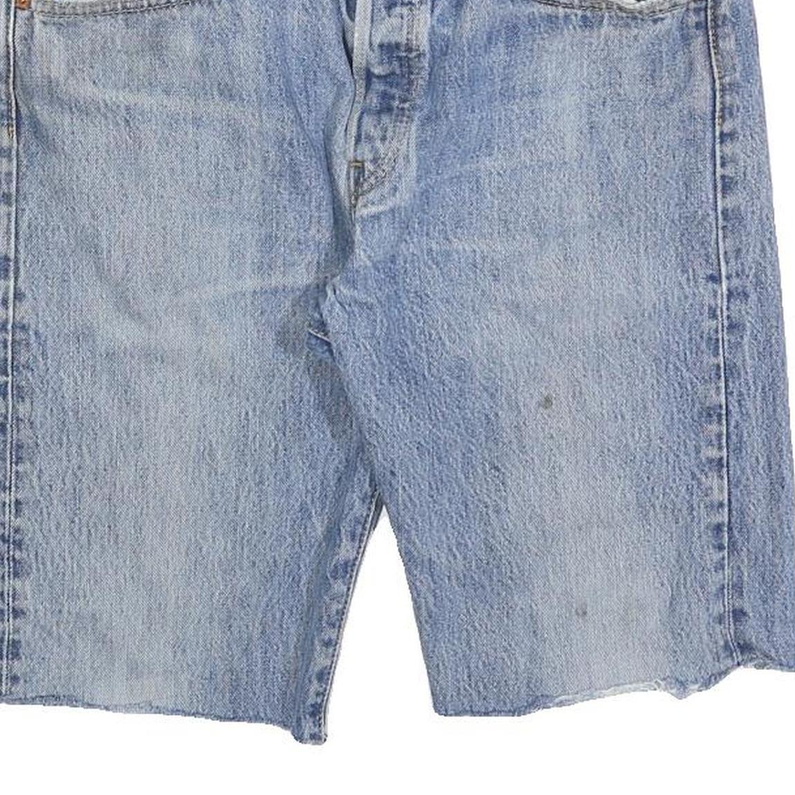 LEVI'S Mens Denim Blue Cut-Off Shorts M W32 Casual Cotton Blend