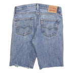 LEVI'S Mens Denim Blue Cut-Off Shorts M W32 Casual Cotton Blend
