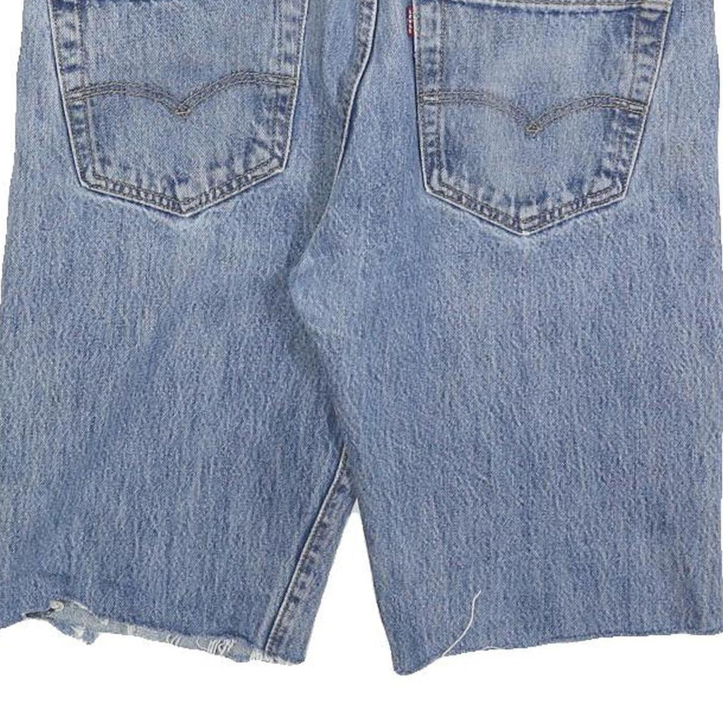 LEVI'S Mens Denim Blue Cut-Off Shorts M W32 Casual Cotton Blend