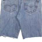 LEVI'S Mens Denim Blue Cut-Off Shorts M W32 Casual Cotton Blend