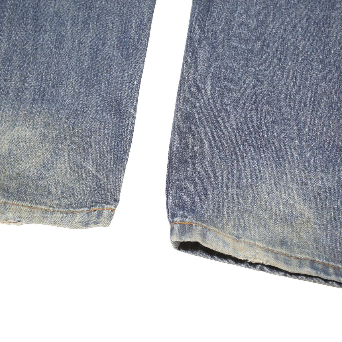 TOMMY JEANS Mens Blue Regular Fit Straight Leg Denim Jeans W40 L34 Button