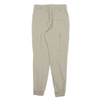 H&M Womens Beige Slim Tapered Cargo Trousers W26 L28 Drawstring Pocketed