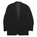 SCHILD Mens Black Classic Jacket XL Woven Button Closure Tailored Formal Blazer