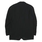 SCHILD Mens Black Classic Jacket XL Woven Button Closure Tailored Formal Blazer