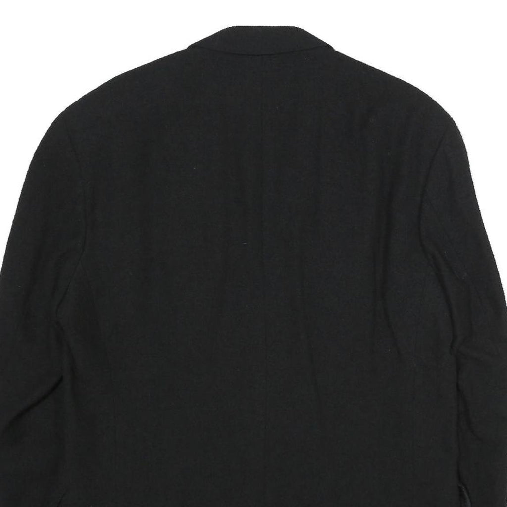 SCHILD Mens Black Classic Jacket XL Woven Button Closure Tailored Formal Blazer