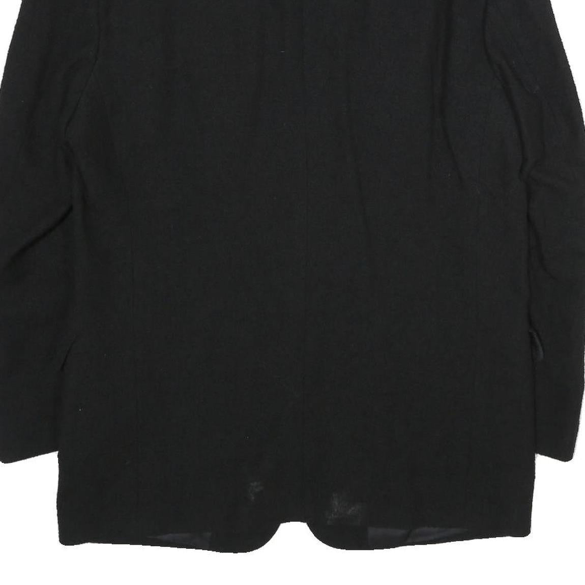 SCHILD Mens Black Classic Jacket XL Woven Button Closure Tailored Formal Blazer