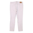 LEVI'S Womens Cotton Blend Pink Slim Skinny Trousers W30 L25