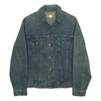 LEVI'S Womens Blue Denim Jacket M Cotton Classic Button Closure Casual Vintage