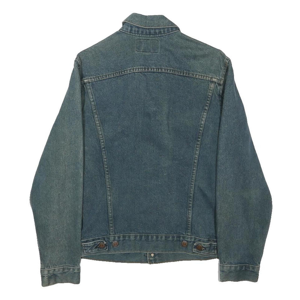 LEVI'S Womens Blue Denim Jacket M Cotton Classic Button Closure Casual Vintage