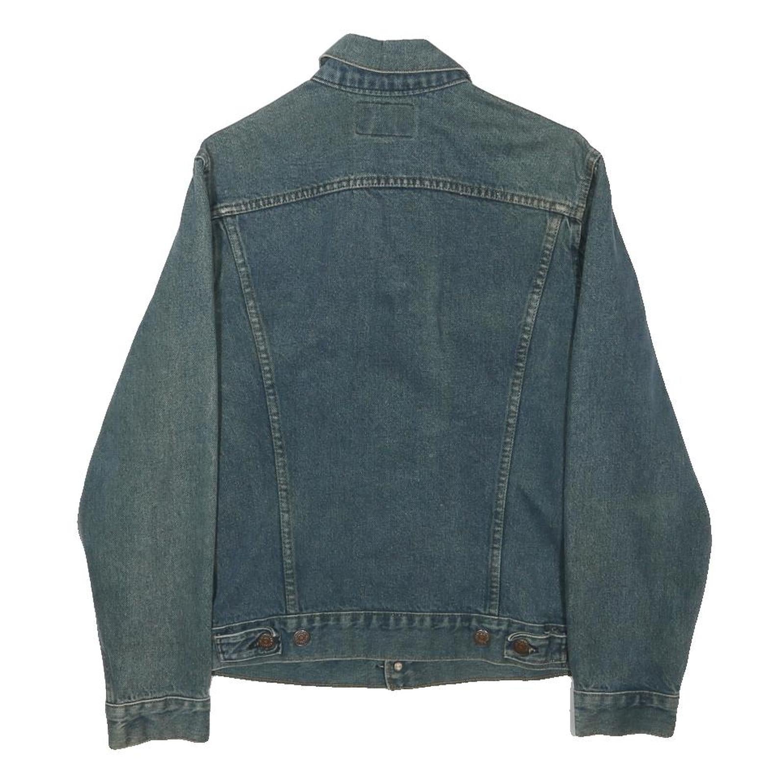 LEVI'S Womens Blue Denim Jacket M Cotton Classic Button Closure Casual Vintage