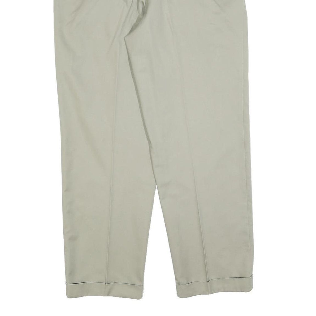 MCGREGOR Mens Cotton Blend Beige Regular Fit Straight Leg Trousers W34 L30