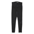 LEVI'S 720 Womens Jeans Black Slim Skinny Denim W25 L26 Stretch Zip Fastening