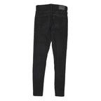 LEVI'S 720 Womens Jeans Black Slim Skinny Denim W25 L26 Stretch Zip Fastening
