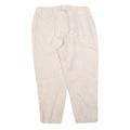 HOBBS LONDON Womens Linen Beige Relaxed Tapered Trousers W30 L24 Casual Summer