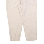 HOBBS LONDON Womens Linen Beige Relaxed Tapered Trousers W30 L24 Casual Summer