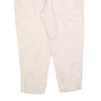 HOBBS LONDON Womens Linen Beige Relaxed Tapered Trousers W30 L24 Casual Summer