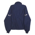 DEFENSE LOGISTICS AGENCY Womens Blue Wool Blend Jacket XL Zip Plain U.S. Air