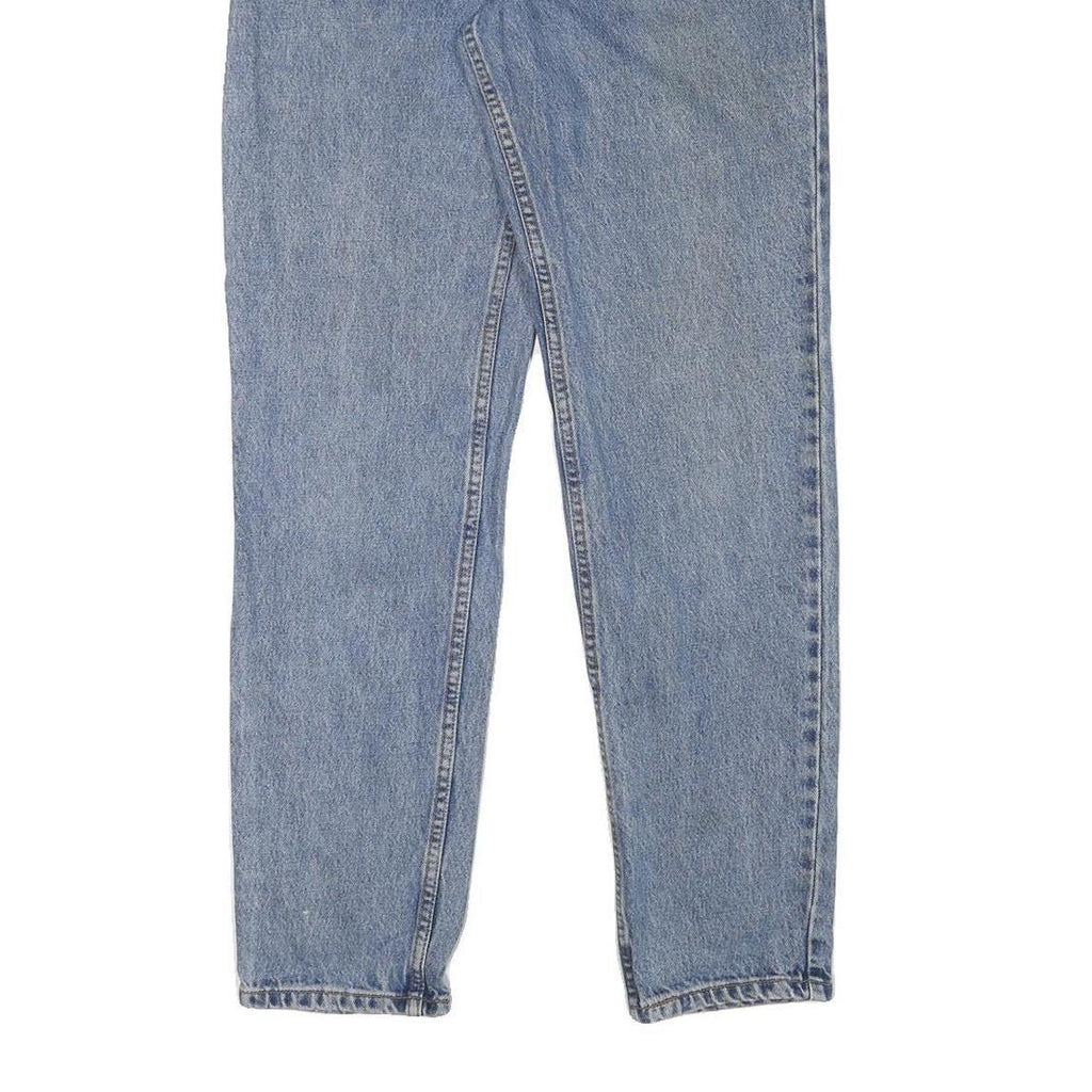 LEVI'S Womens Jeans Blue Relaxed Straight Denim Medium W26 L32 Cartoon Patch