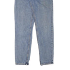 LEVI'S Womens Jeans Blue Relaxed Straight Denim Medium W26 L32 Cartoon Patch