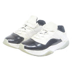AIR JORDAN Air Jordan 1 Low Womens Lace-Up Trainers Black & White Synthetic UK
