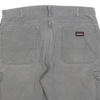 DICKIES Mens Cotton Blend Grey Cargo Shorts L W36 Workwear Pockets