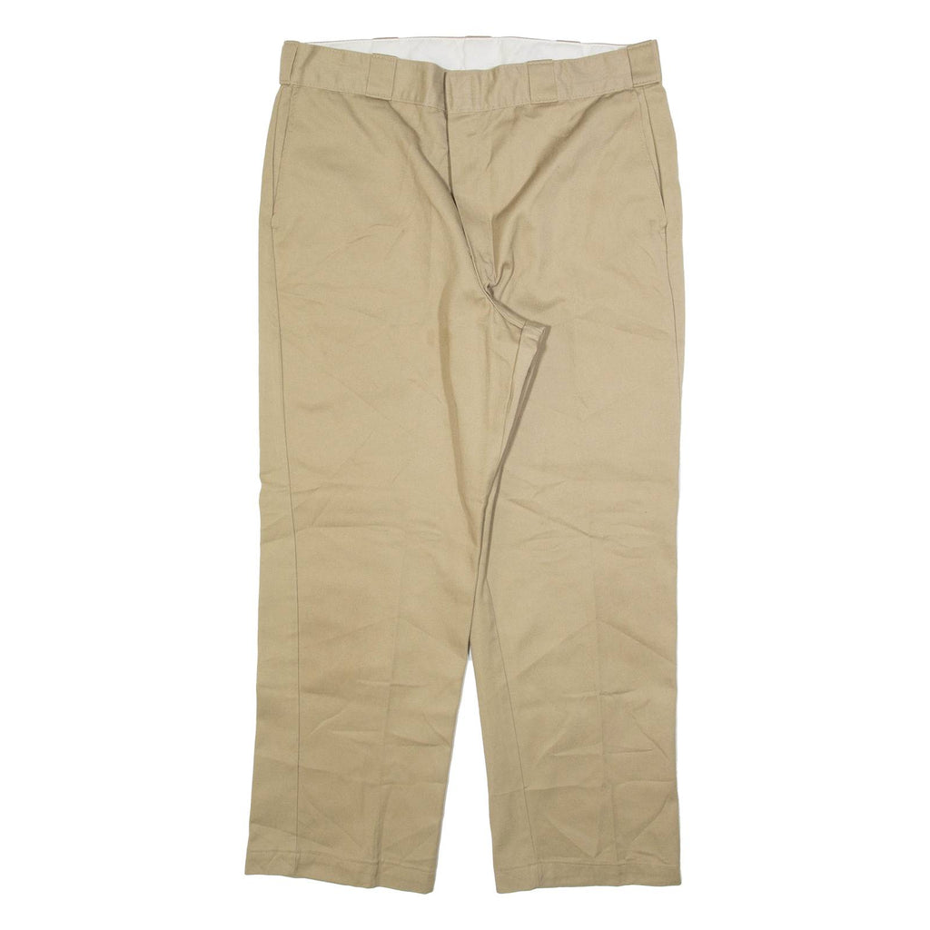 DICKIES Mens Trousers Beige Regular Straight W38 L29