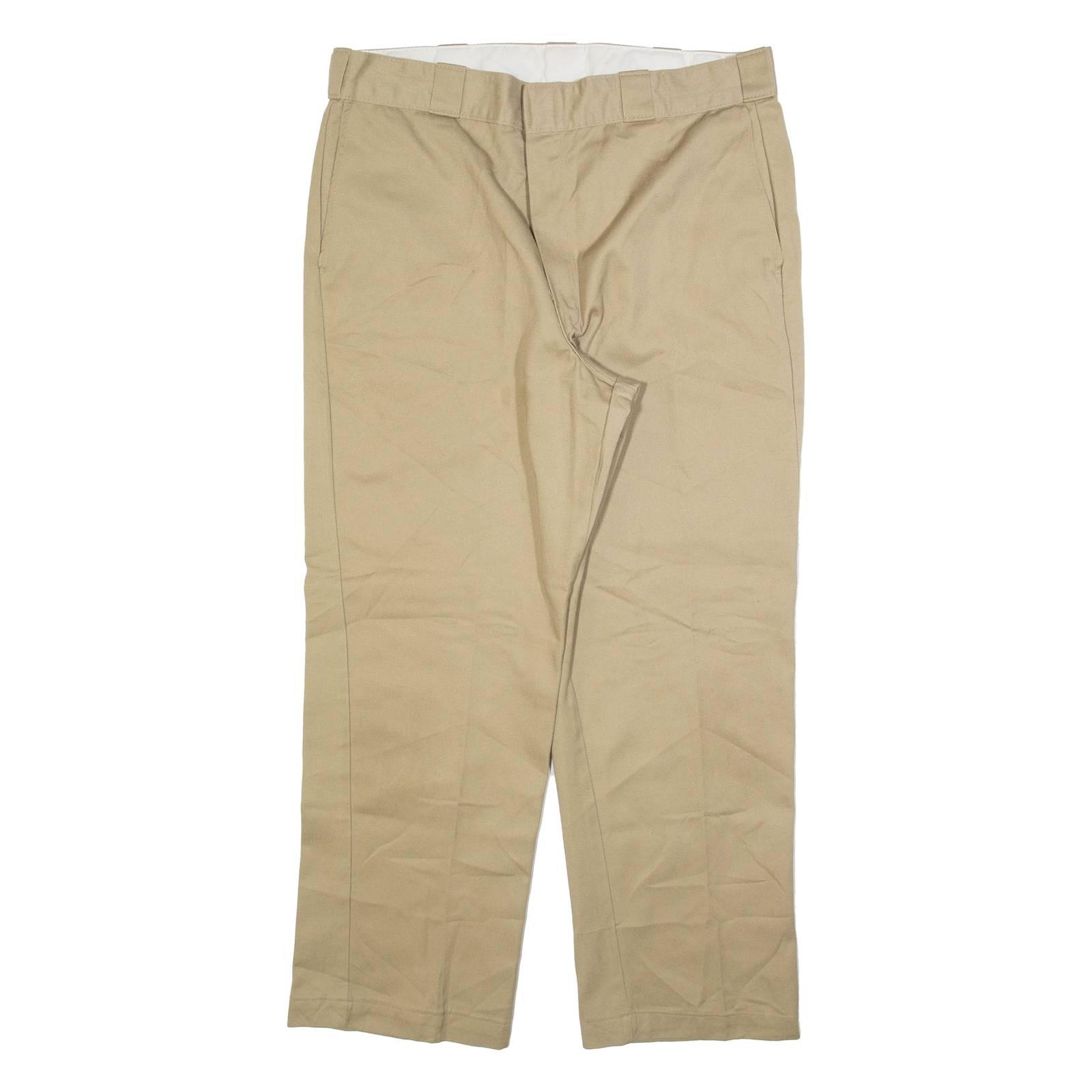 DICKIES Mens Trousers Beige Regular Straight W38 L29