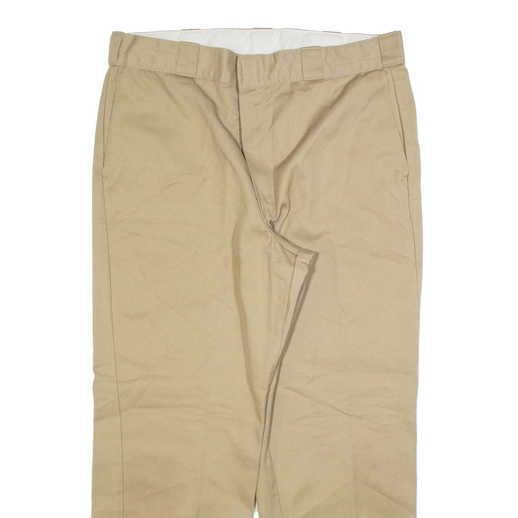 DICKIES Mens Trousers Beige Regular Straight W38 L29