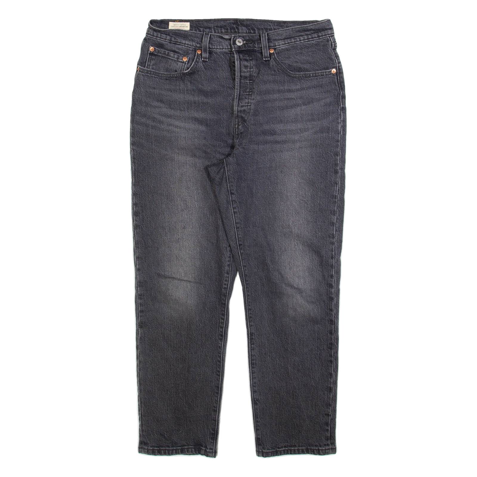 LEVI'S 501 BIG E Jeans Womens Grey Regular Straight W31 L28