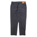 LEVI'S 501 BIG E Jeans Womens Grey Regular Straight W31 L28