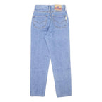 CEDIXSEPT STREETERS Womens Slim Blue Denim Medium W25 L26 Zip Button Jeans