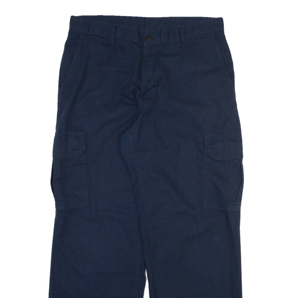 DICKIES Cargo Mens Trousers Blue Regular Straight W32 L30