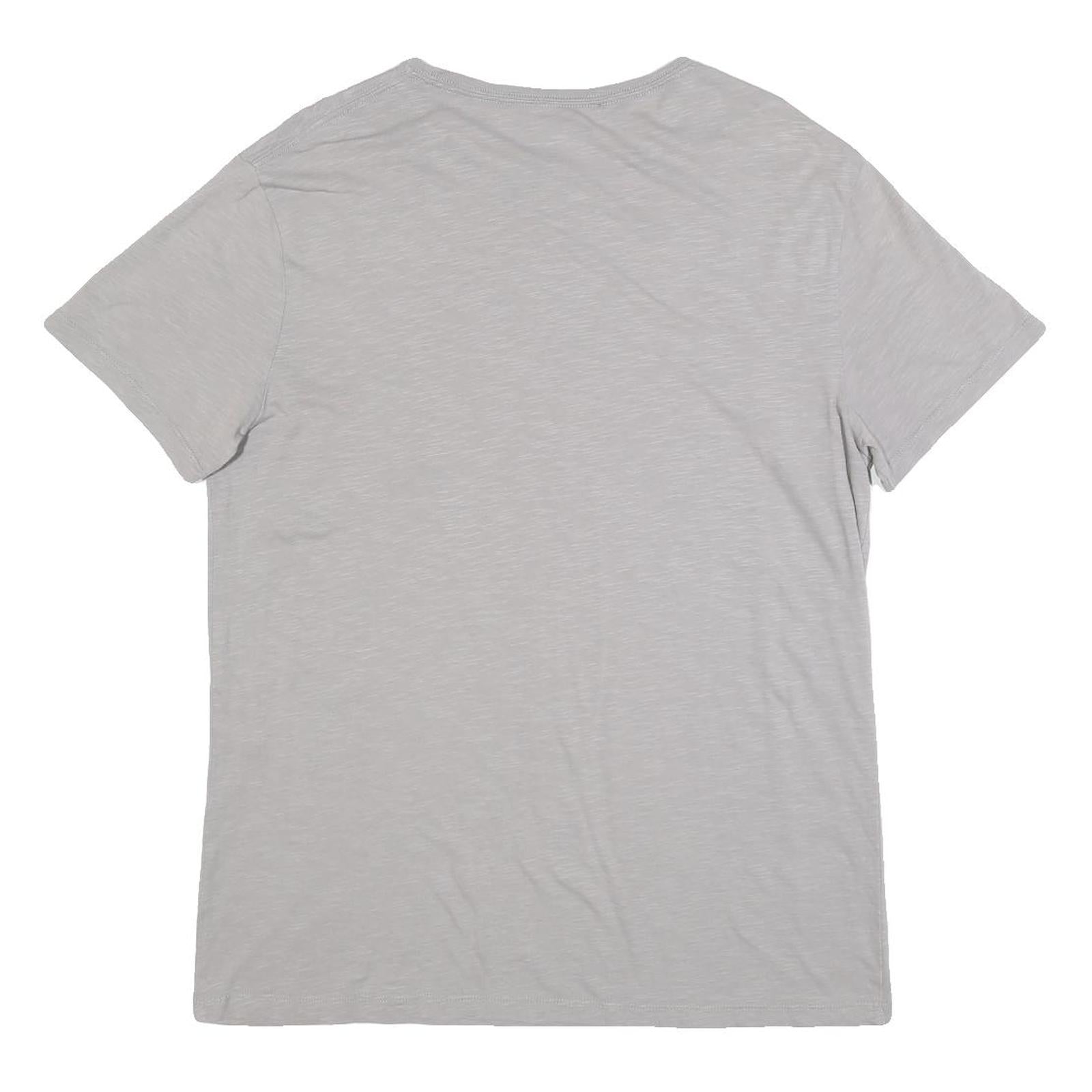 TIMBERLAND Mens Grey Graphic T-Shirt M Short Sleeve Crew Neck Travel Print