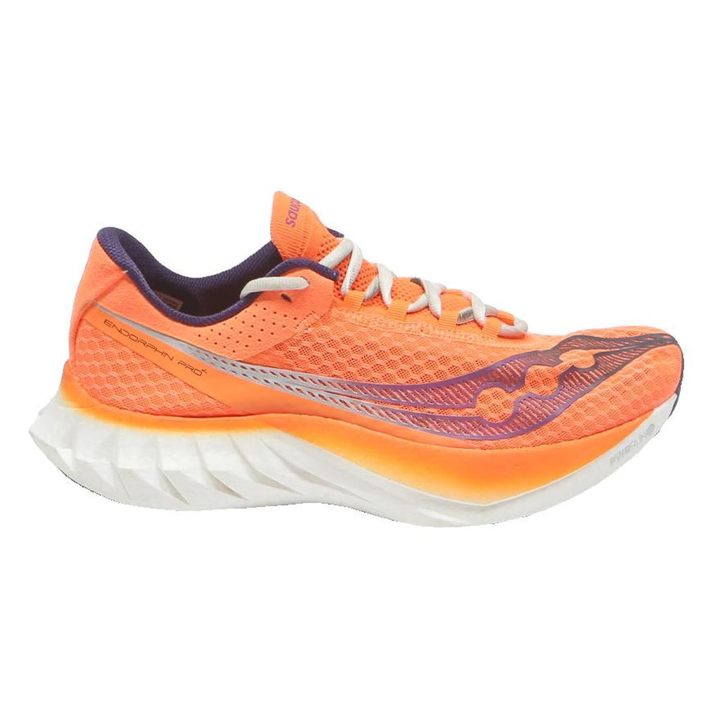 SAUCONY Endorphin Pro Mens Low Top Trainers Orange Synthetic UK 9.5 Lightweight