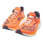 SAUCONY Endorphin Pro Mens Low Top Trainers Orange Synthetic UK 9.5 Lightweight