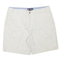 CHAPS Mens White Casual Shorts XL W36 Cotton Blend Classic Fit Summer