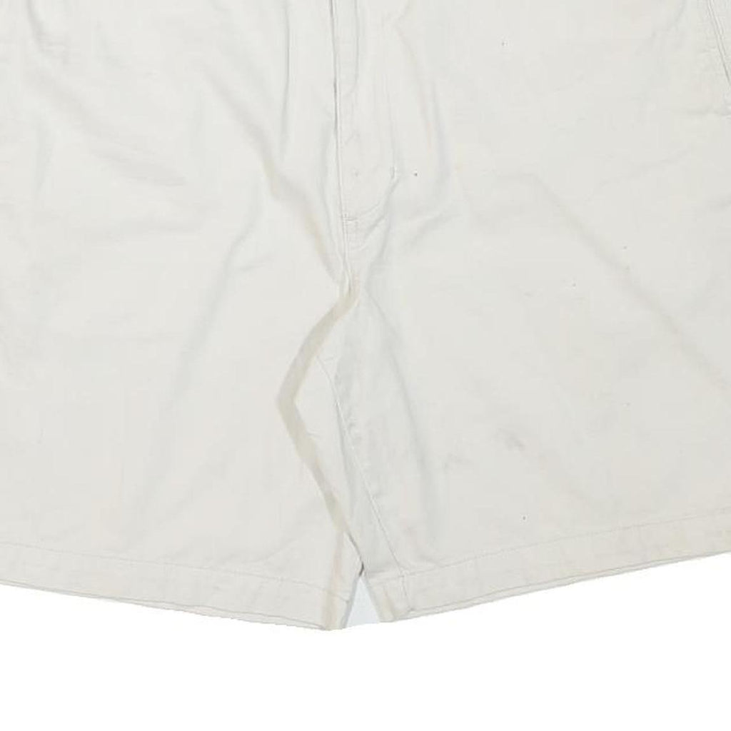 CHAPS Mens White Casual Shorts XL W36 Cotton Blend Classic Fit Summer