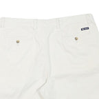 CHAPS Mens White Casual Shorts XL W36 Cotton Blend Classic Fit Summer