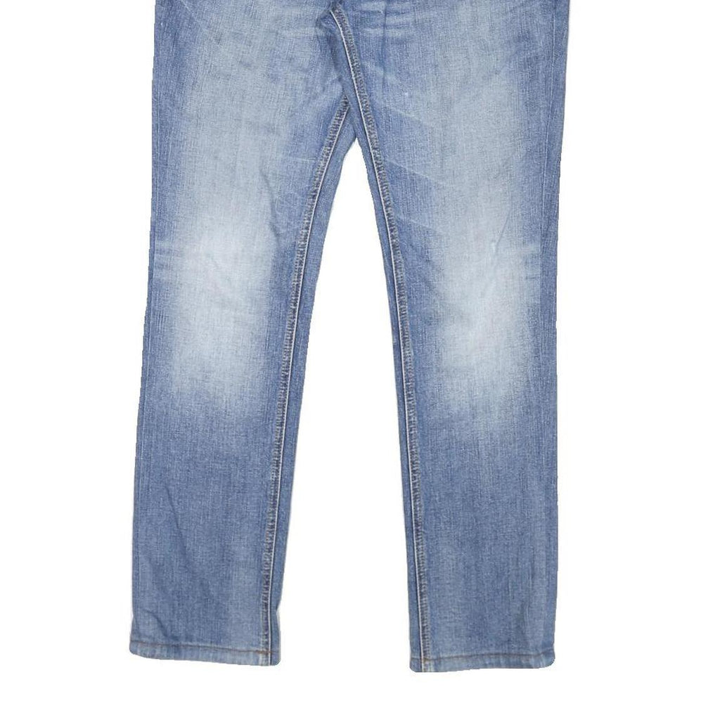 GUESS Womens Slim Blue Denim Jeans W28 L29 Stylish Cotton Blend Zip Closure