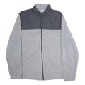 STARTER Mens Fleece Jacket Grey Colourblock XL