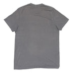 ADIDAS Mens Grey Camo Logo Graphic T-Shirt L Short Sleeve Crew Neck Casual