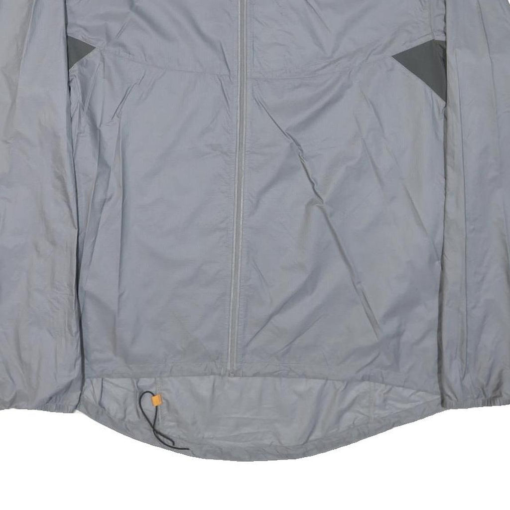PATAGONIA Mens Grey & Dark Grey Windbreaker Jacket XL Nylon Zip Lightweight
