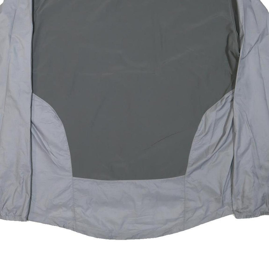 PATAGONIA Mens Grey & Dark Grey Windbreaker Jacket XL Nylon Zip Lightweight