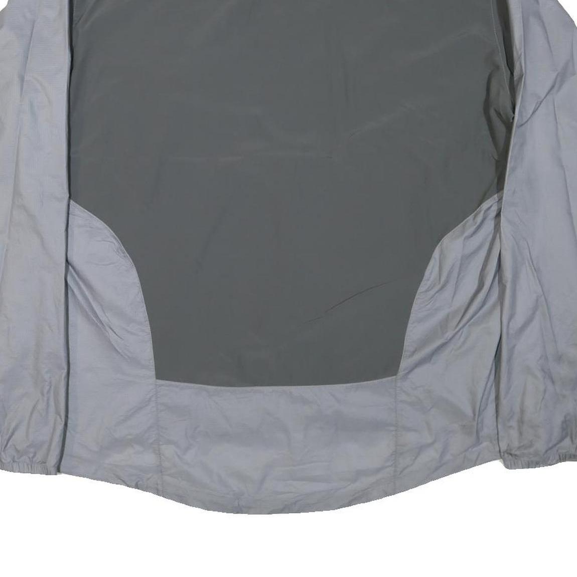 PATAGONIA Mens Grey & Dark Grey Windbreaker Jacket XL Nylon Zip Lightweight