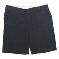 DICKIES Womens Shorts Black Casual Classic UK 16 W36 Cotton Blend Relaxed Fit