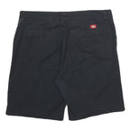 DICKIES Womens Shorts Black Casual Classic UK 16 W36 Cotton Blend Relaxed Fit